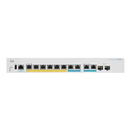 Cisco Business 350 Series CBS350-8MGP-2X - Commutateur - C3 - Géré - 6 x 10 - 100 - 1000 (PoE+) +... (CBS350-8MGP-2X-EU)_2